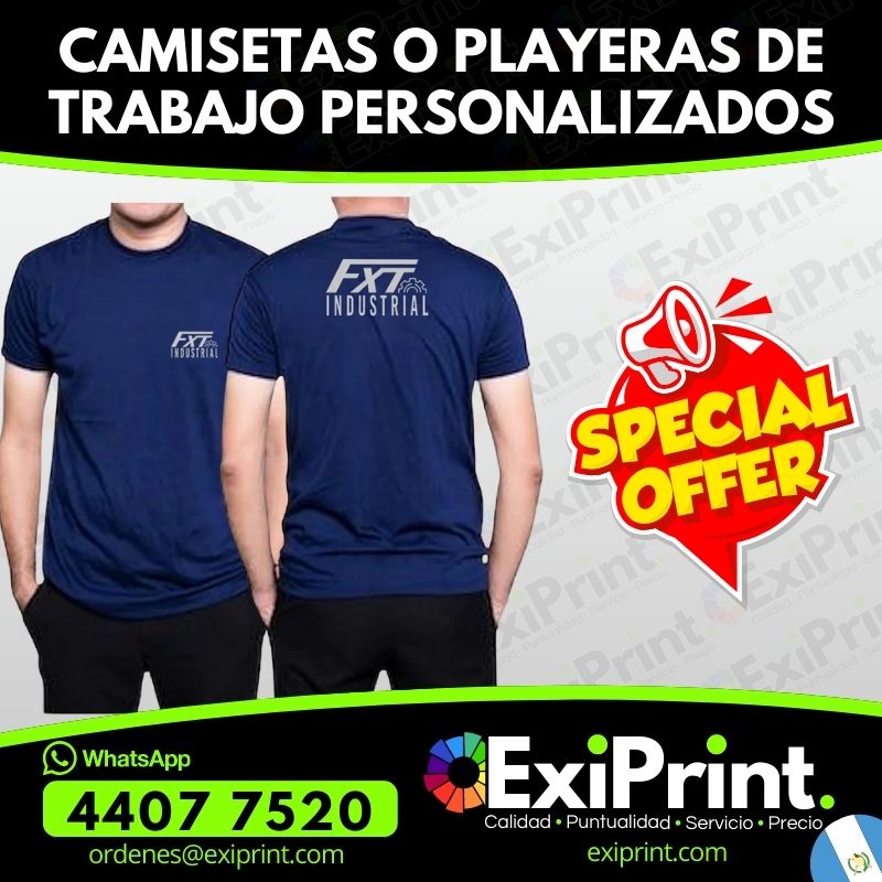 Oferta Camisetas Personalizadas para Carwash