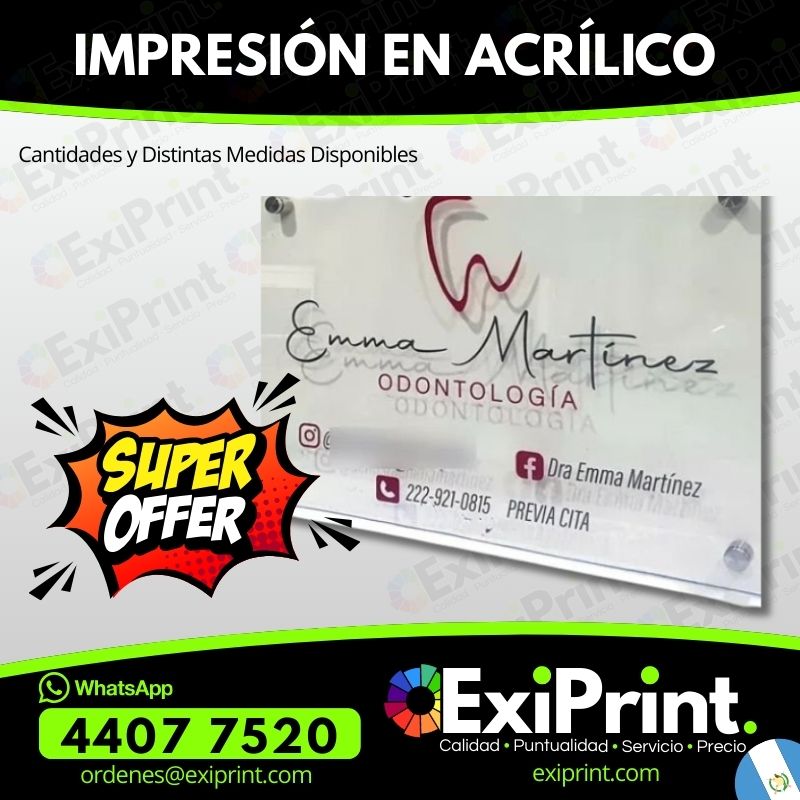 Oferta Metacrilato Acrílico