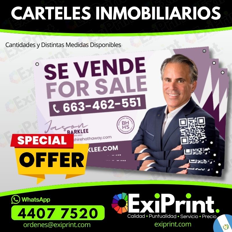 oferta Carteles inmobiliarios
