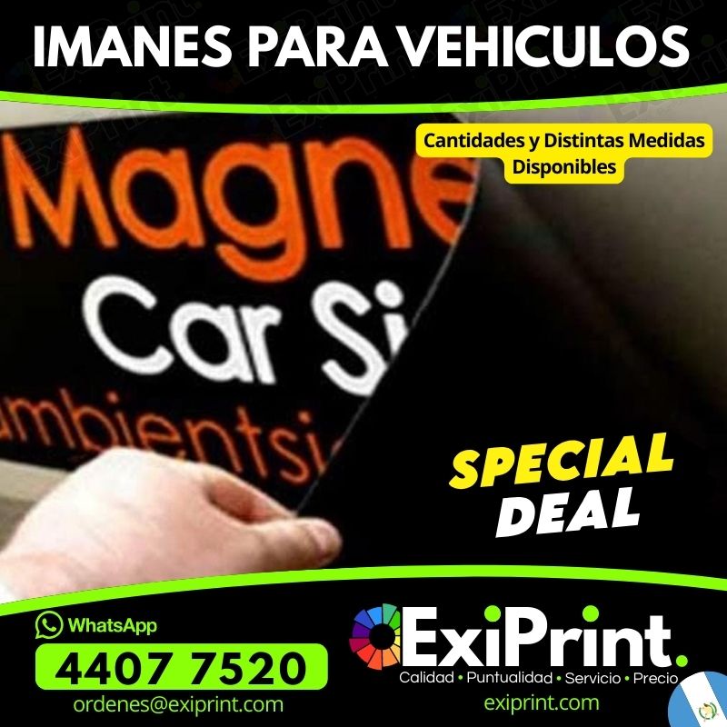 Oferta de 2 Imanes para Carro
