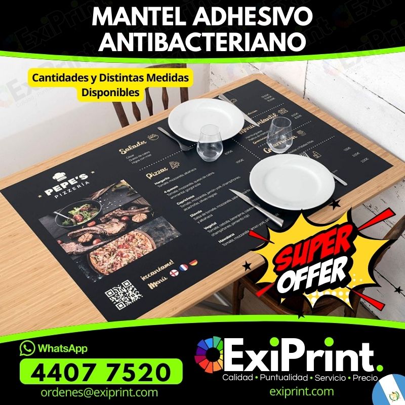 Oferta Mantel Adhesivo antibacteriano